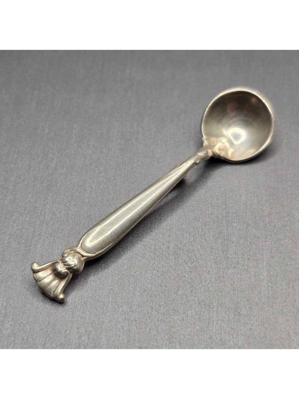 Vintage Wallace Sterling Silver Spoon Brooch Romance Of The Sea Pin Miniature